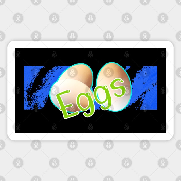 Eggs Magnet by AuburnQuailart